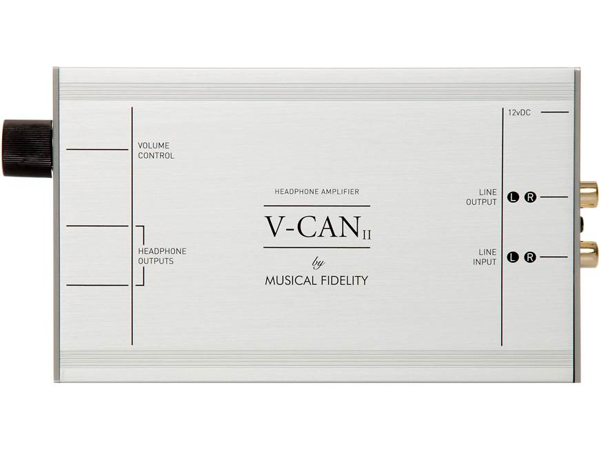 Musical Fidelity V-CAN II Headphone amplifier at Crutchfield