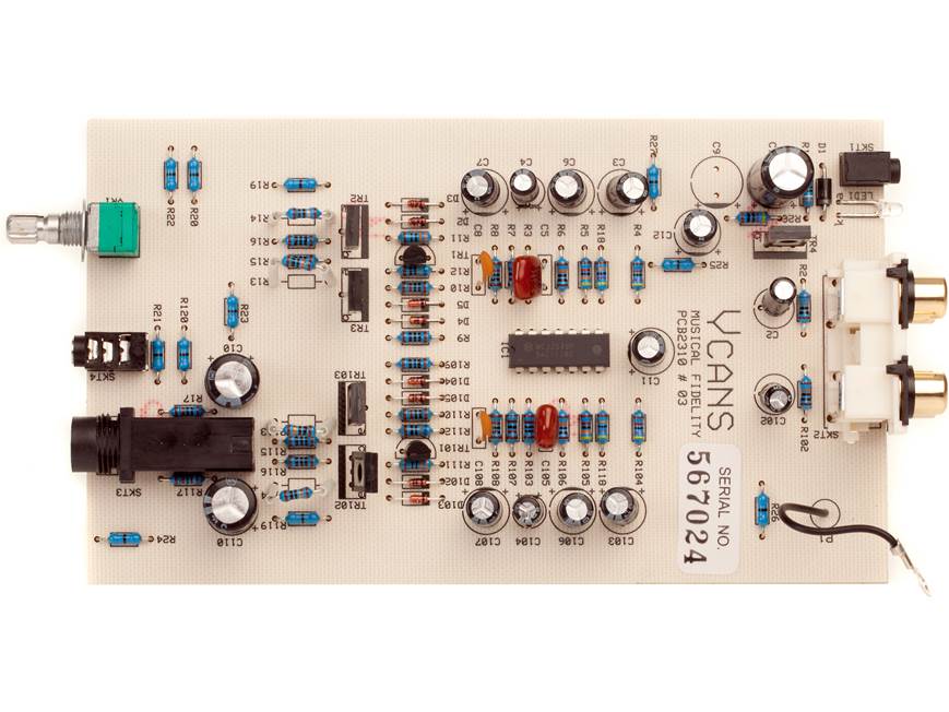 Musical Fidelity V-CAN II Headphone amplifier at Crutchfield