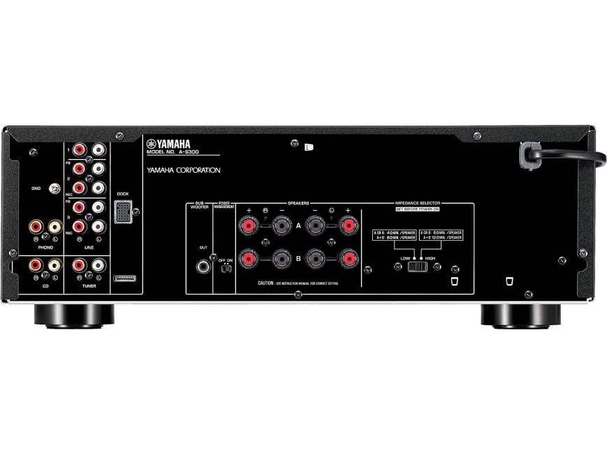 パソコン yamaha a-s300 Yamaha A-S300 Stereo integrated amplifier at Crutchfield
