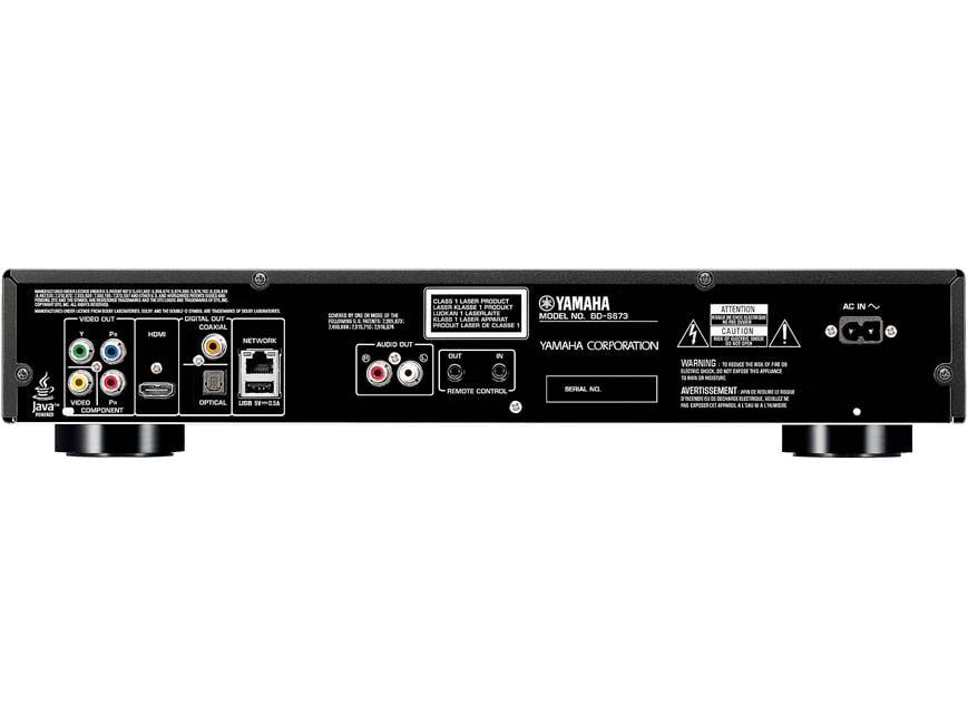 Yamaha BD-S673 3D Blu-ray player with Wi-Fi® at Crutchfield