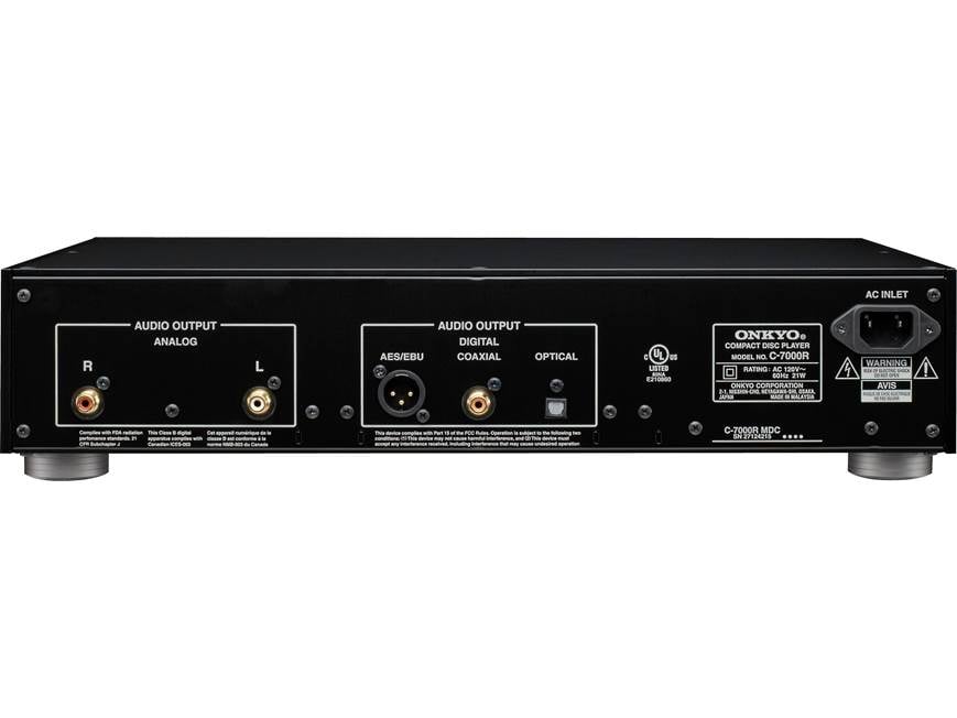 Onkyo C-7000R Single-disc CD player at Crutchfield