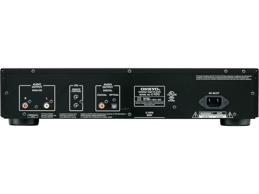 Onkyo C-7070 Single-disc CD player/USB port for iPod®/iPhone® at