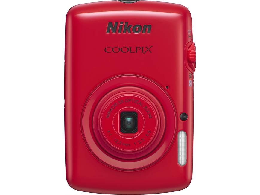 Nikon Coolpix S01 (Red) Ultra-compact 10.1-megapixel digital