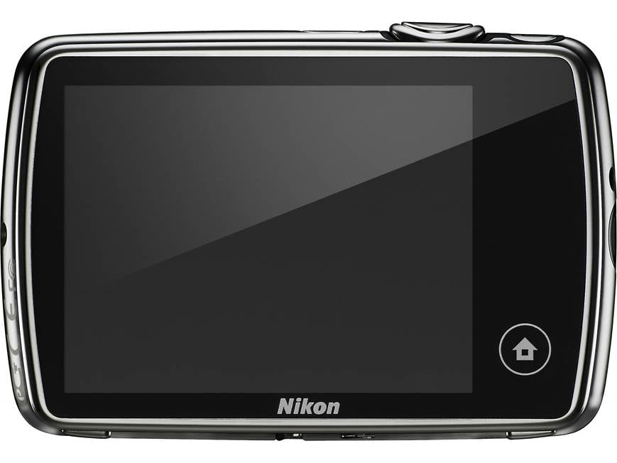 Nikon Coolpix S01 (Silver) Ultra-compact 10.1-megapixel digital
