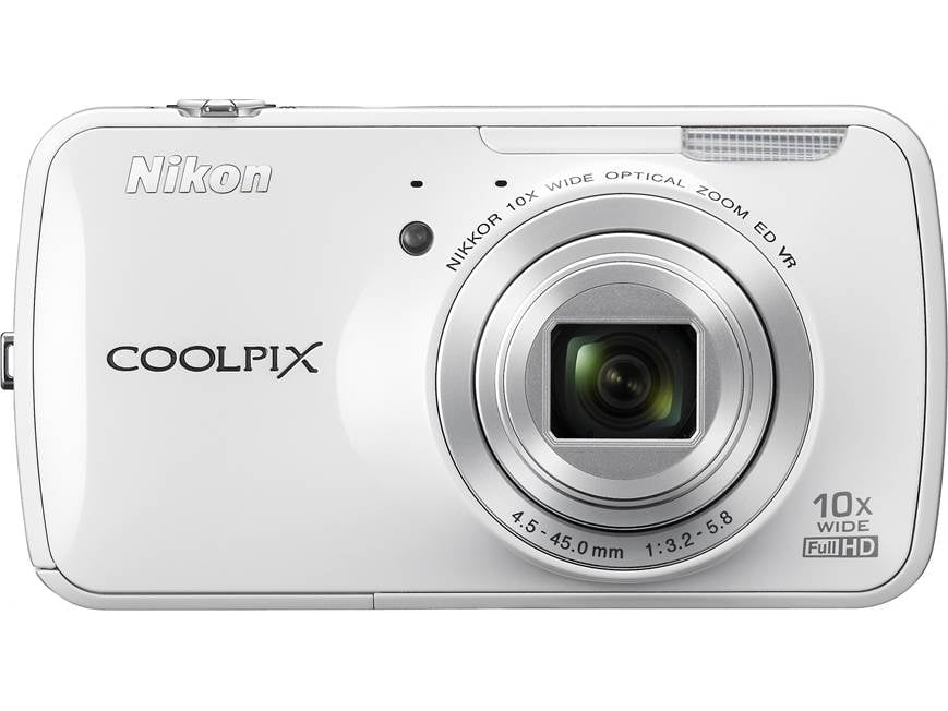 NIKON　COOLPIX　ホワイト Nikon Coolpix S800c (White) 16-megapixel digital camera with 10X