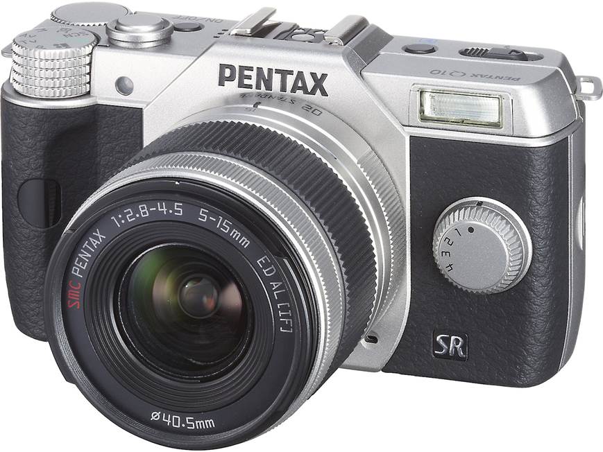 Pentax Q10 3X Zoom Lens Kit (Silver) Compact interchangeable lens