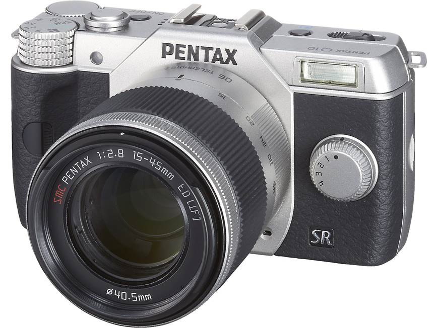 Pentax Q10 3X Zoom Lens Kit (Silver) Compact interchangeable lens