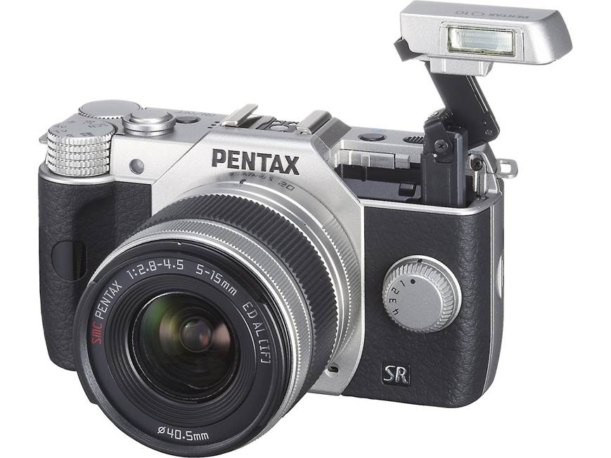 Pentax Q10 3X Zoom Lens Kit (Silver) Compact interchangeable lens