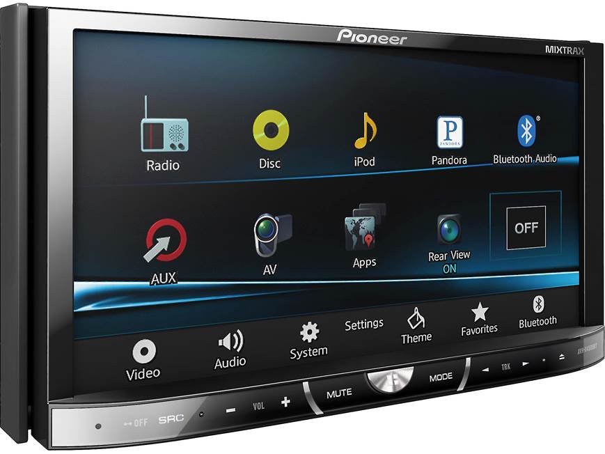 Pioneer AVH-X4500BT DVD receiver at Crutchfield