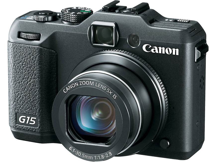 Canon PowerShot G15 12.1-megapixel digital camera with 5X optical