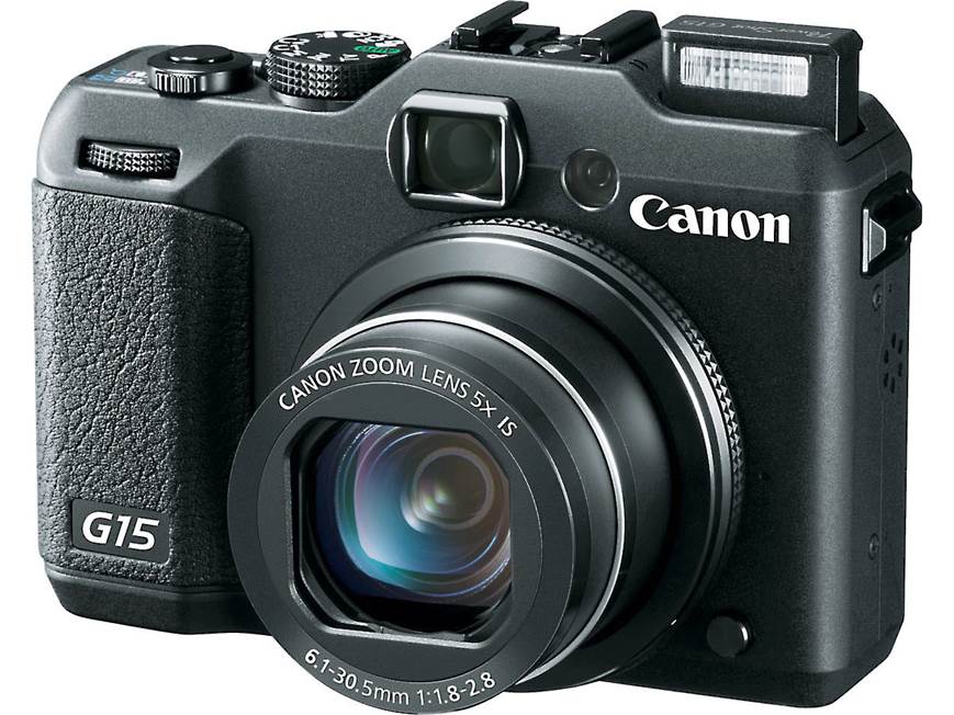 Canon PowerShot G15 12.1-megapixel digital camera with 5X optical
