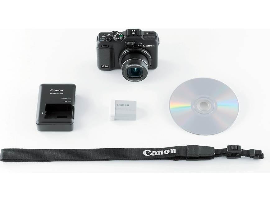 Canon PowerShot G15 12.1-megapixel digital camera with 5X optical