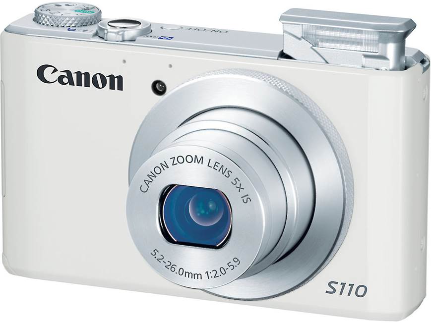 Canon PowerShot S110 (White) 12.1-megapixel digital camera with 5X