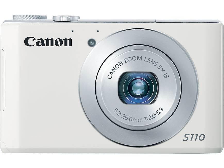 Canon PowerShot S110 (White) 12.1-megapixel digital camera with 5X