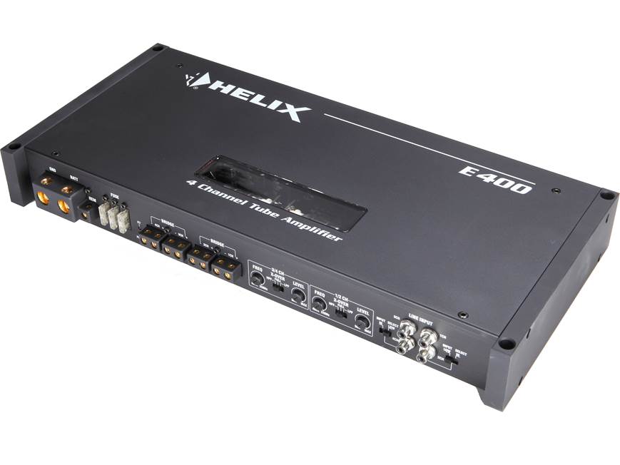 Helix E400 Esprit Series 4-channel car amplifier — 110 watts RMS x