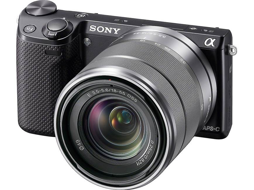 Sony Alpha NEX-5R with 3X Zoom Lens (Black) 16-megapixel digital