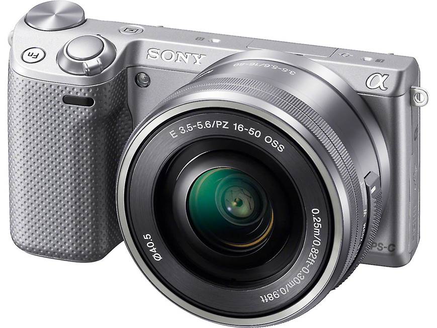 Sony Alpha NEX-5R with Low-profile 3X Zoom Lens (Silver): price