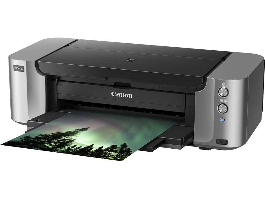 Canon PIXMA Pro-100 8-color large-format photo printer with Wi-Fi
