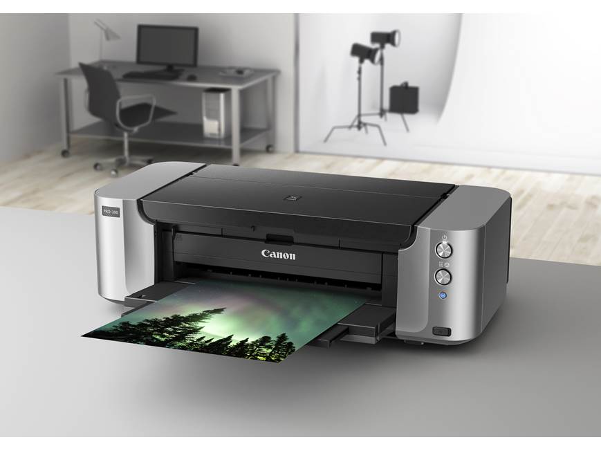 Canon PIXMA Pro-100 8-color large-format photo printer with Wi-Fi
