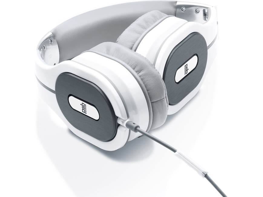 PSB M4U 2 (White) Noise-canceling headphones with in-line