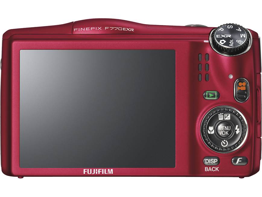 Fujifilm F770EXR (Red) 16-megapixel digital with 20X optical zoom
