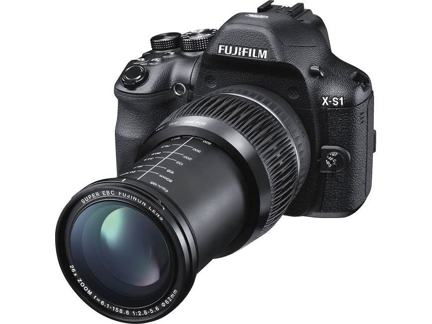 Fujifilm X-S1 12-megapixel digital camera with 26X optical zoom at