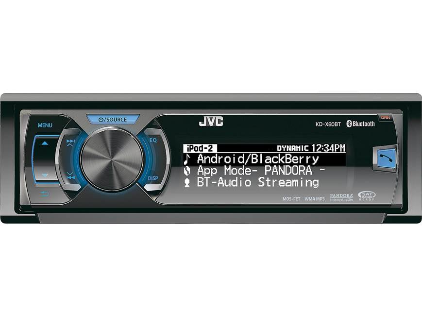 JVC KD-X80BT Digital media receiver (does not play CDs) at Crutchfield