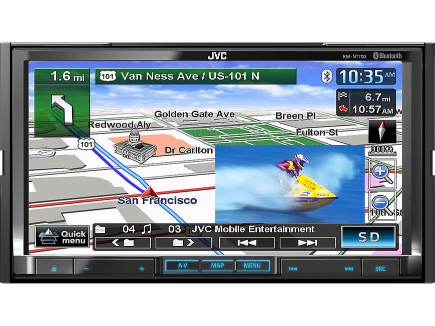 JVC KW-NT700 Navigation receiver at Crutchfield