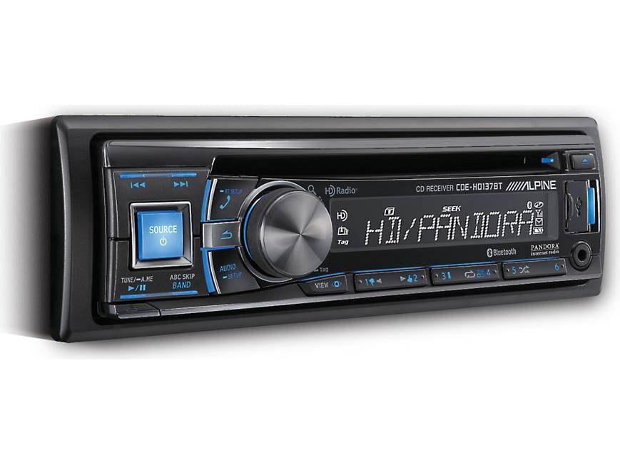 Alpine CDE-HD137BT CD receiver at Crutchfield