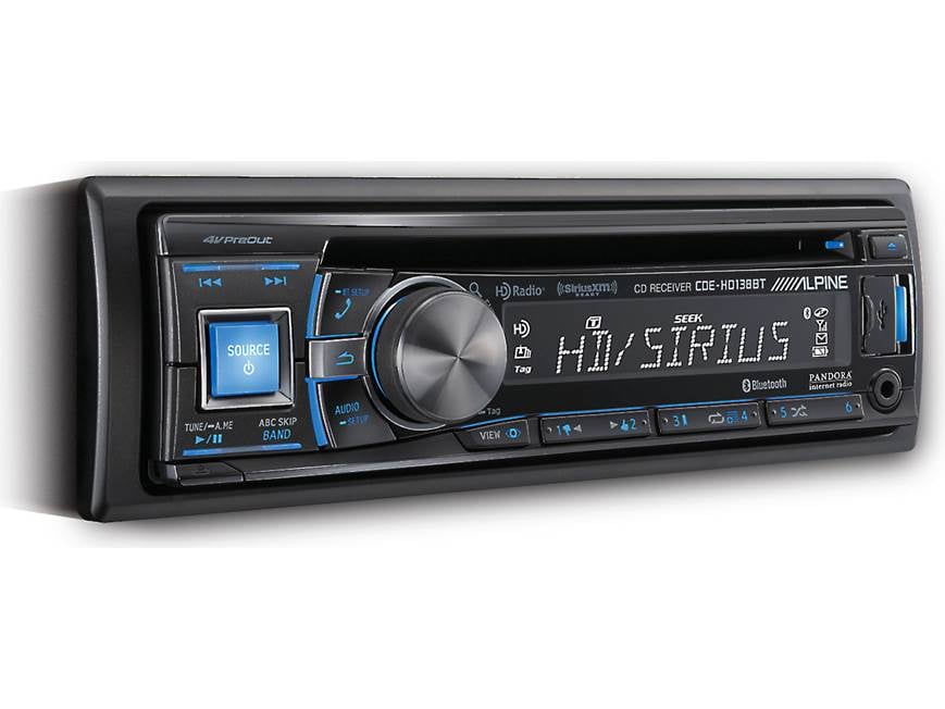 Alpine CDE-HD138BT CD receiver at Crutchfield