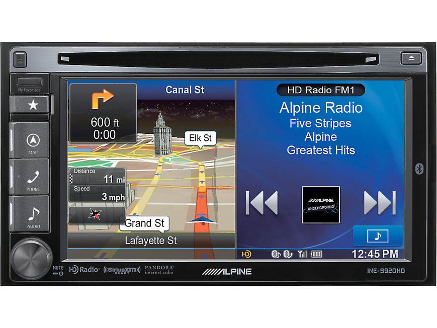 Alpine INE-S920HD Navigation receiver at Crutchfield