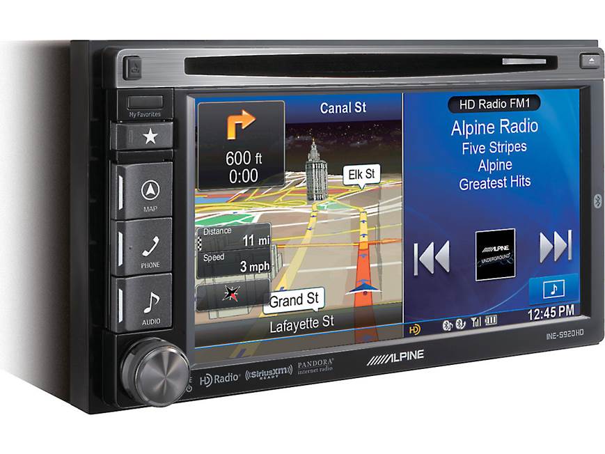 Alpine INE-S920HD Navigation receiver at Crutchfield