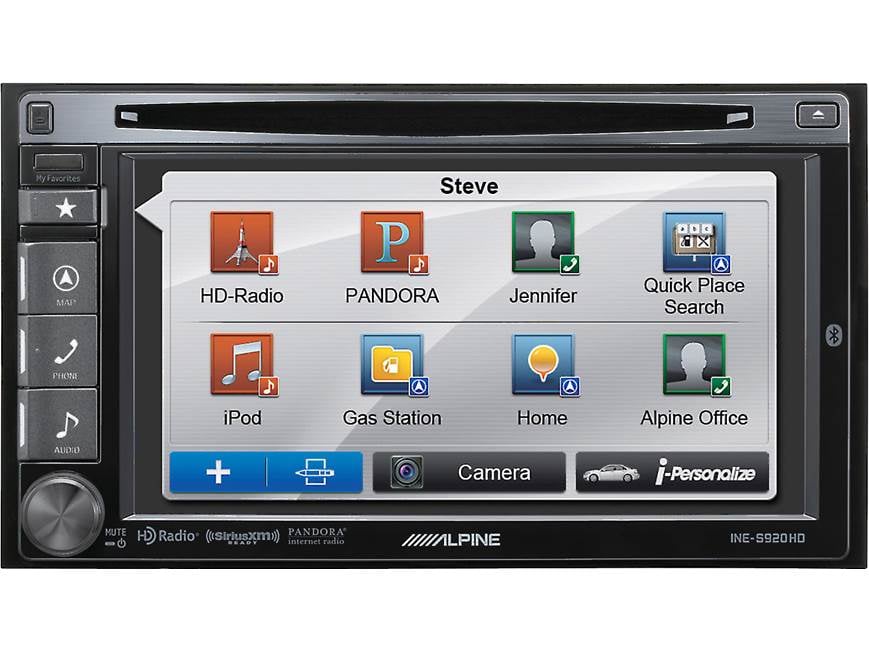 Alpine INE-S920HD Navigation receiver at Crutchfield