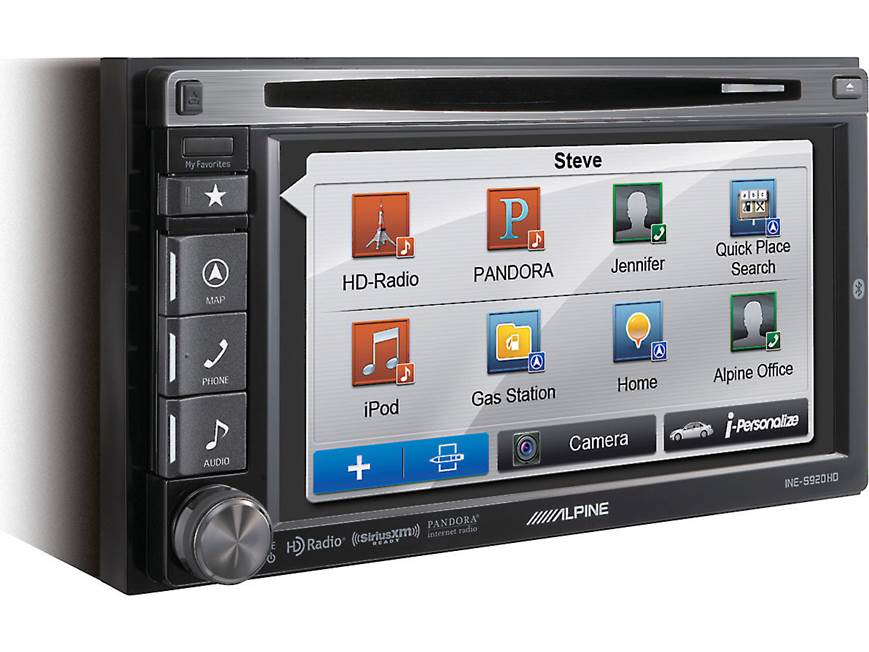 Alpine INE-S920HD Navigation receiver at Crutchfield