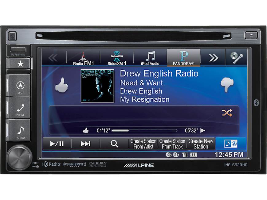 Alpine INE-S920HD Navigation receiver at Crutchfield