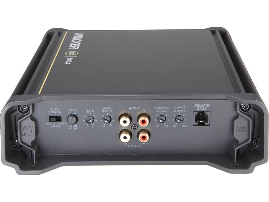 Kicker 11DX500.1 Mono subwoofer amplifier — 500 watts RMS x 1 at 2