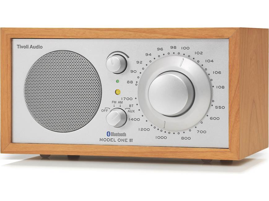 Tivoli Audio Model One® BT (Cherry/Silver) AM/FM radio with