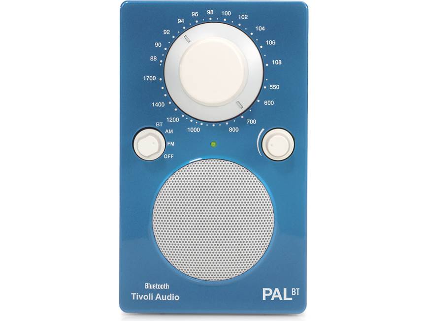 Tivoli Audio PAL® BT (Blue/White) Portable AM/FM radio with