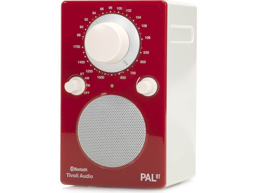 Tivoli Audio PAL® BT (Red/White) Portable AM/FM radio with