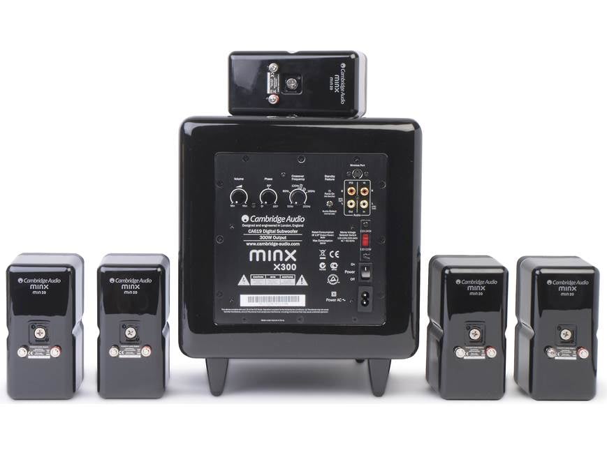 Cambridge Audio Minx S325-V2 (Black) 5.1-channel speaker system
