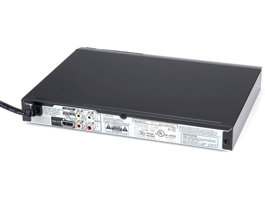 Sony DVP-SR510H DVD/CD player at Crutchfield