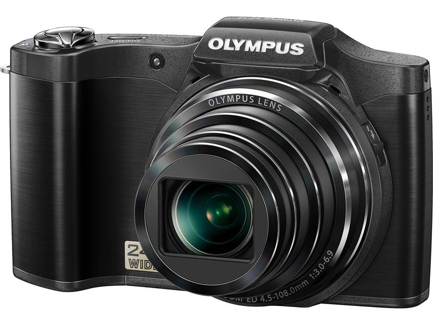 Olympus SZ-12 (Black) 14-megapixel digital camera with 24X optical