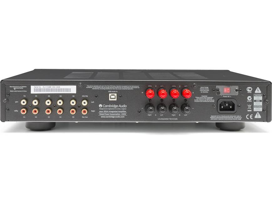 Cambridge Audio Azur 351A (Black) Stereo integrated amp with USB