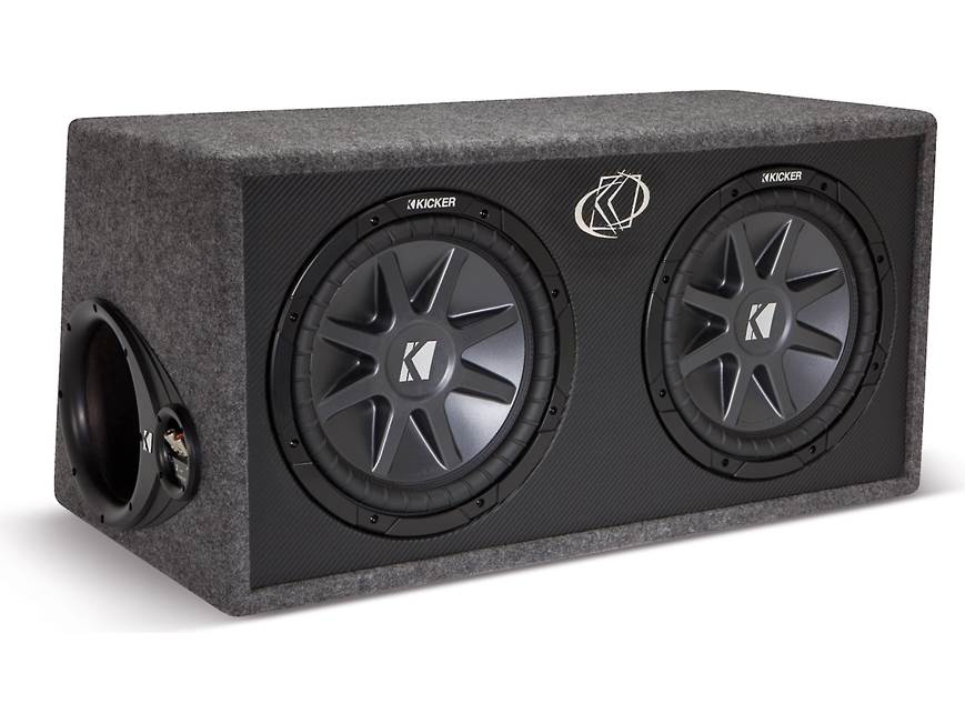 Kicker 10DCVR122 Ported enclosure with dual 12
