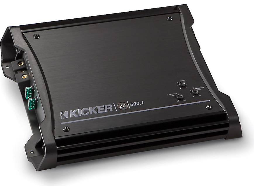 Kicker 11ZX500.1 Mono subwoofer amplifier — 500 watts RMS x 1 at 2