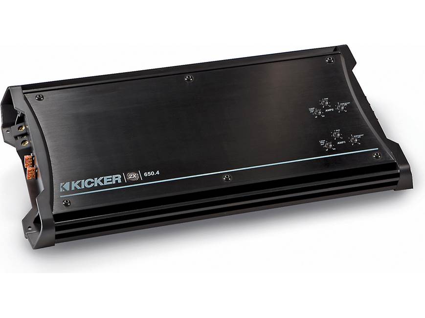 kicker zx 650.4 ステレオアンプ Kicker 11ZX650.4 4-channel car amplifier — 120 watts RMS x 4 at