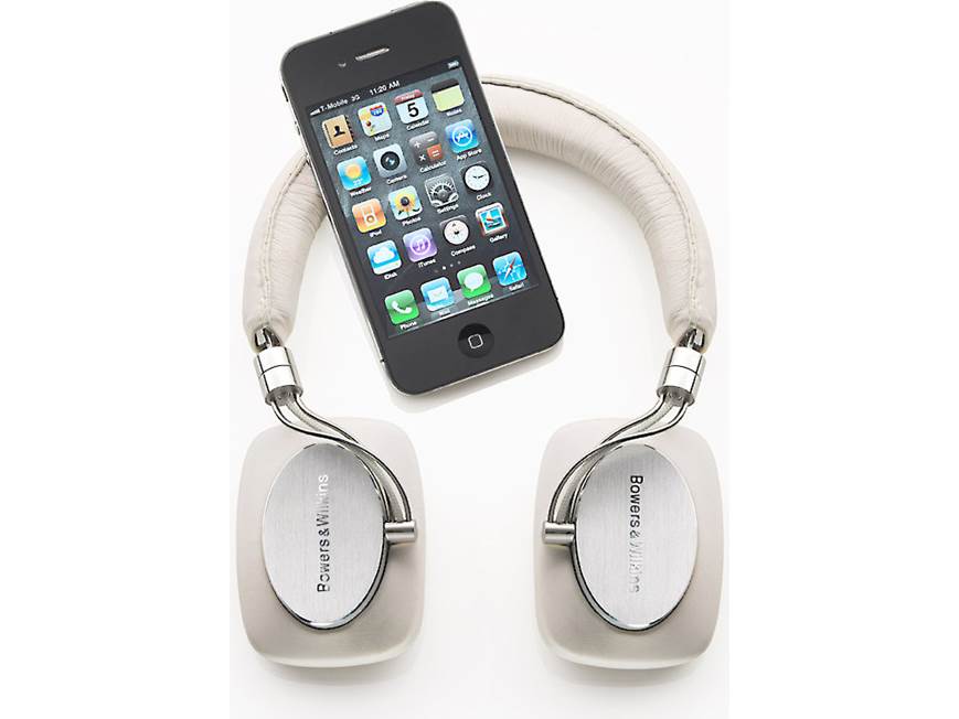 Bowers & Wilkins P5 (Ivory) Portable on-ear headphones with in