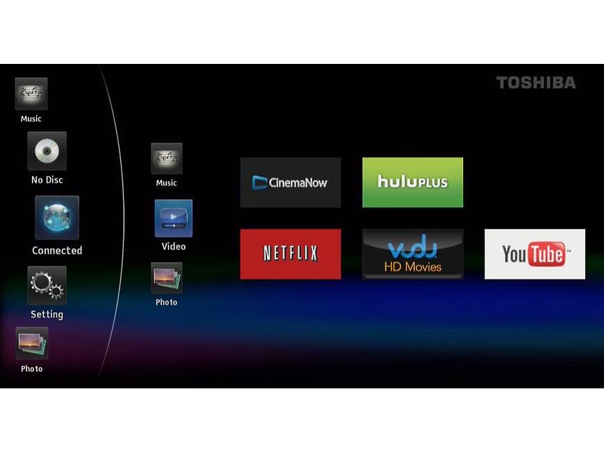 Toshiba BDX5300 3D Blu-ray player with Wi-Fi® at Crutchfield