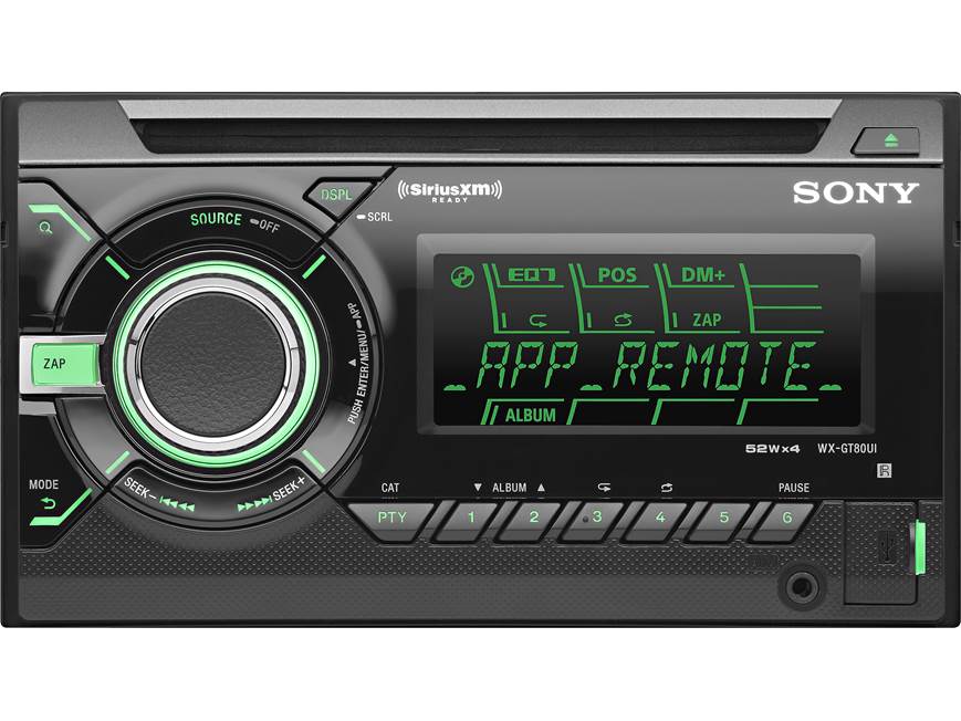 Sony WX-GT80UI CD receiver (New Stock) at Crutchfield