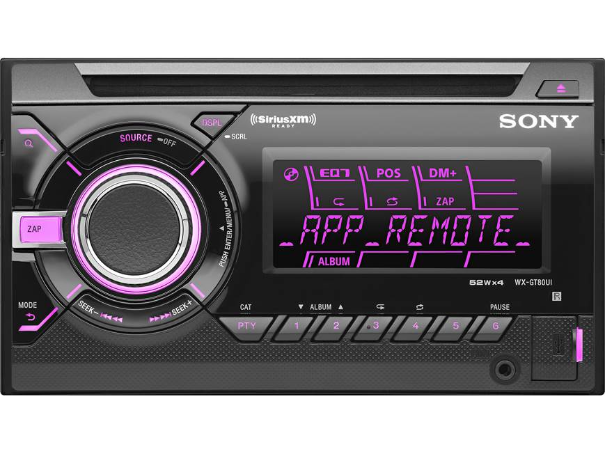 Sony WX-GT80UI CD receiver (New Stock) at Crutchfield